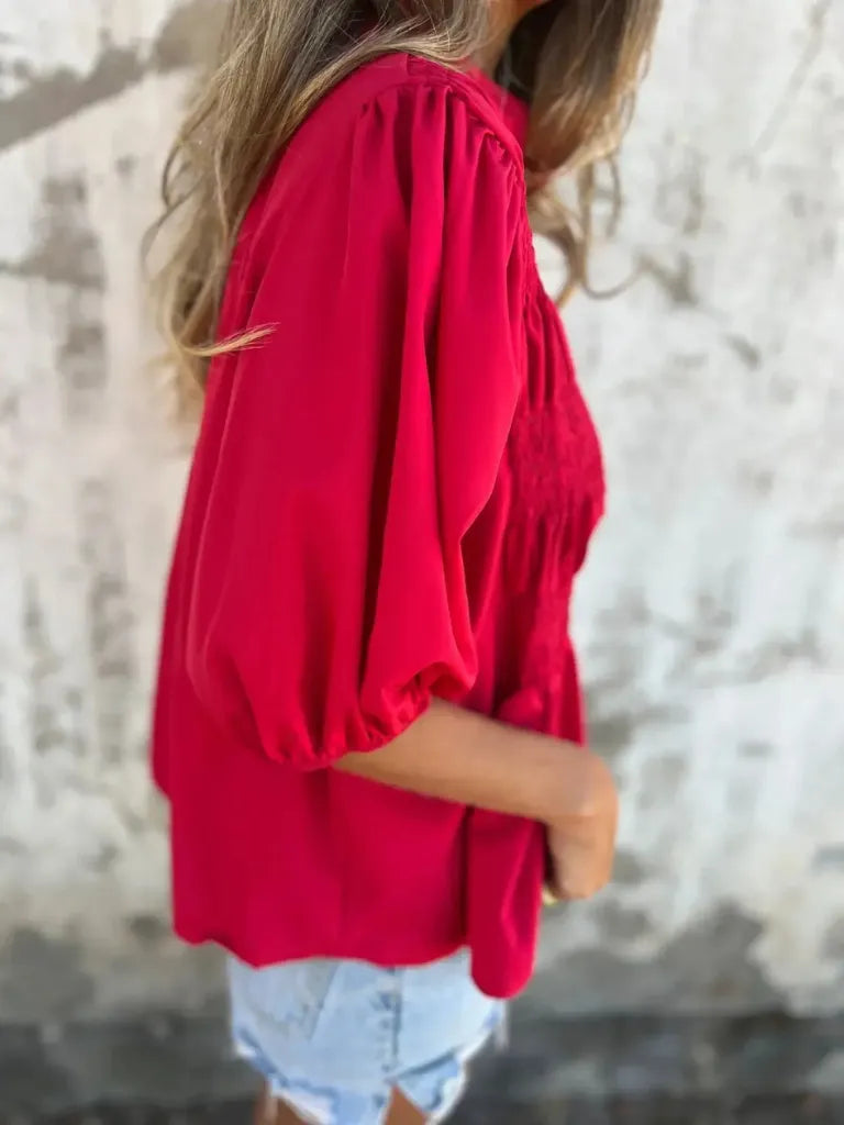 Helena - Bluzka Krótki Rękawy